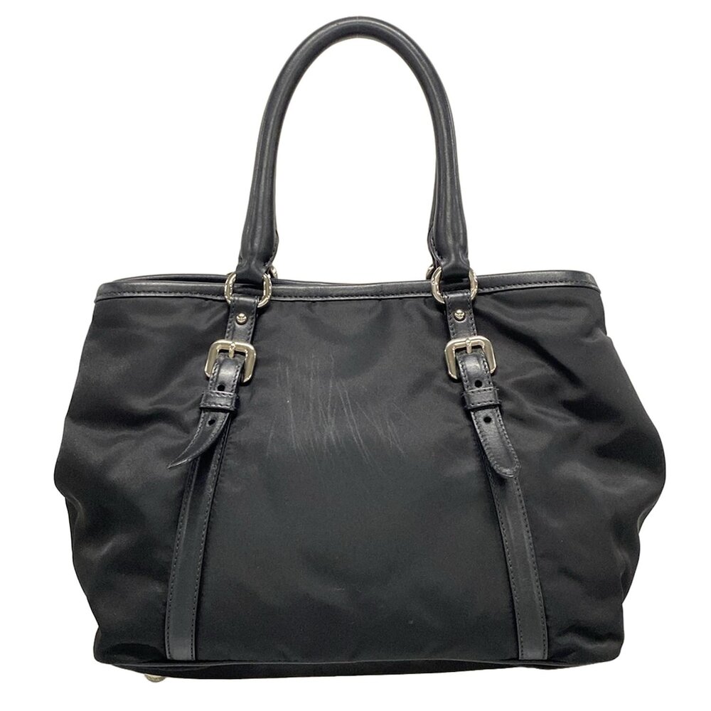 Prada Tote Bag Nylon Leather - Picture 3 of 15